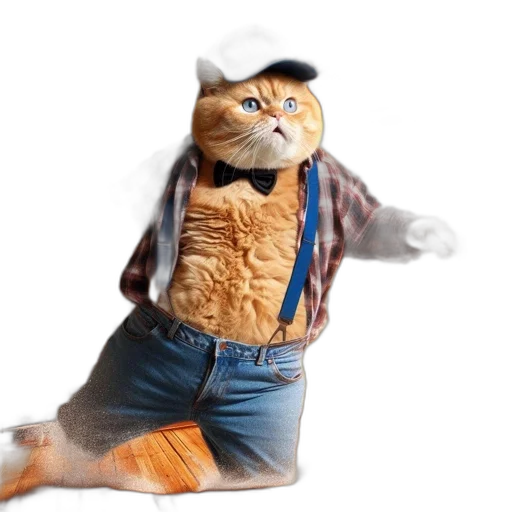 jacket, animal, hat, creature transparent PNG cut-out