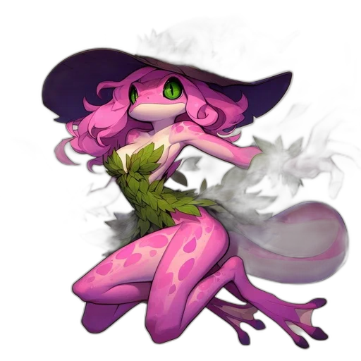dragon, creature, staff, hat transparent PNG cut-out