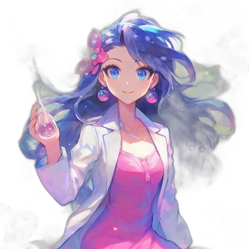 dress, staff, crown, flower transparent PNG cut-out