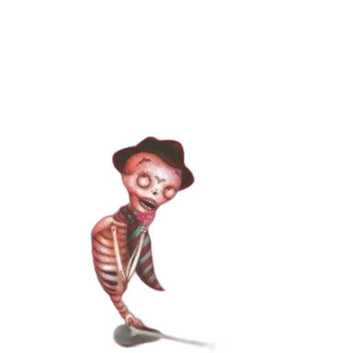 creature, staff, robot, hat transparent PNG cut-out