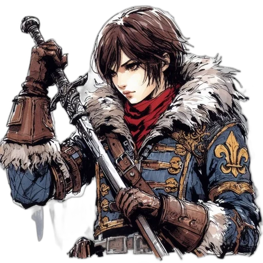 sword, weapon, jacket, staff transparent PNG cut-out