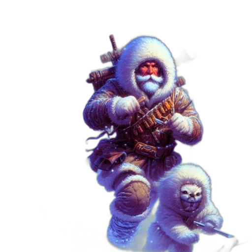 robot, staff, creature, weapon transparent PNG cut-out