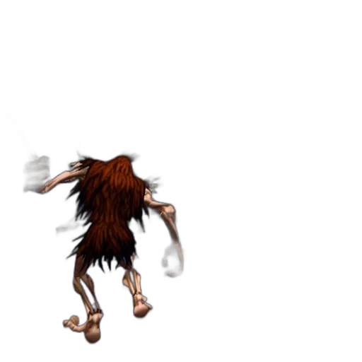creature, hair, dragon, animal transparent PNG cut-out