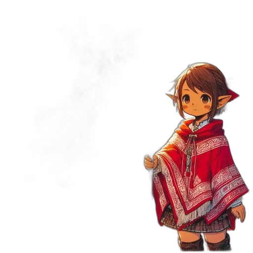 dress, jacket, staff, weapon transparent PNG cut-out