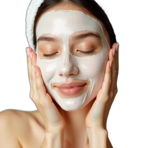 mask, face, photorealistic, sukin transparent PNG cut-out