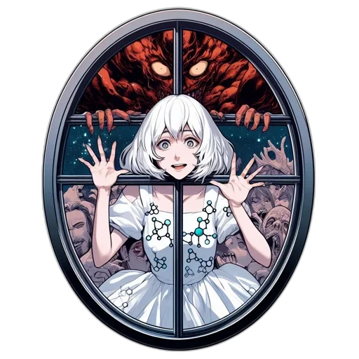 robot, face, creature, dress transparent PNG cut-out