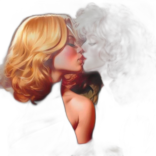 face, photorealistic, oil painting, concept art transparent PNG cut-out