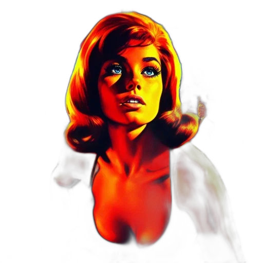 face, mask, dress, comic book art transparent PNG cut-out
