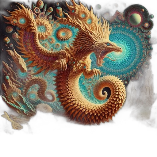 dragon, creature, mask, hair transparent PNG cut-out