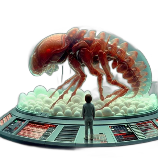 creature, robot, animal, concept art transparent PNG cut-out