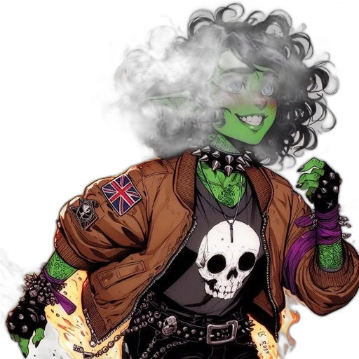 jacket, comic book art, concept art, cartoon transparent PNG cut-out