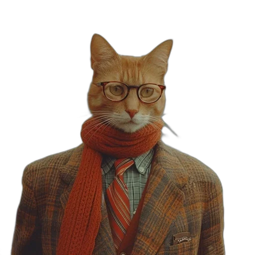 jacket, animal, staff, mask transparent PNG cut-out