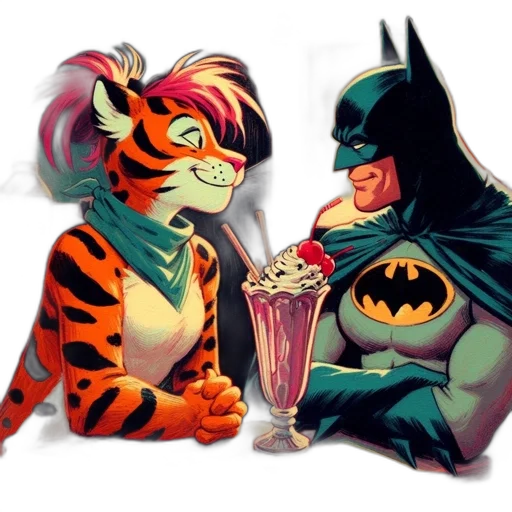 comic book art, concept art, cartoon, fantasy art transparent PNG cut-out