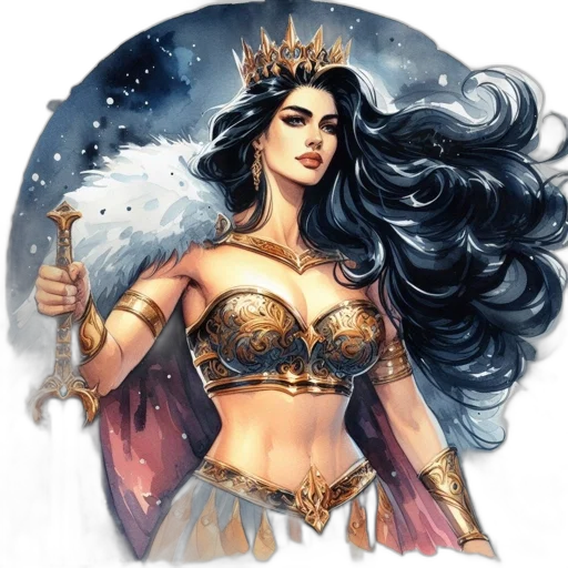 crown, fantasy art, comic book art, concept art transparent PNG cut-out