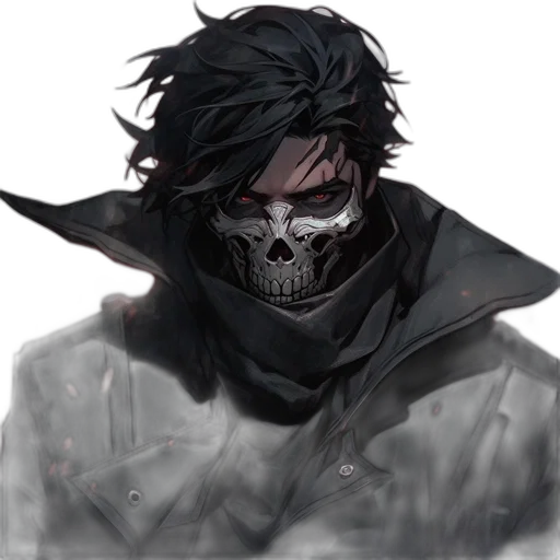 mask, face, concept art, fantasy art transparent PNG cut-out