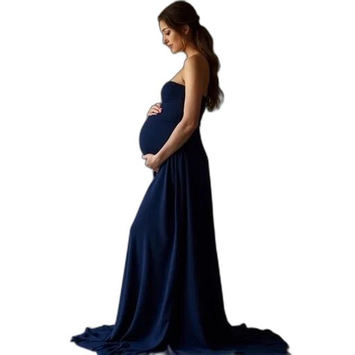dress, blue, pregnant, actress transparent PNG cut-out