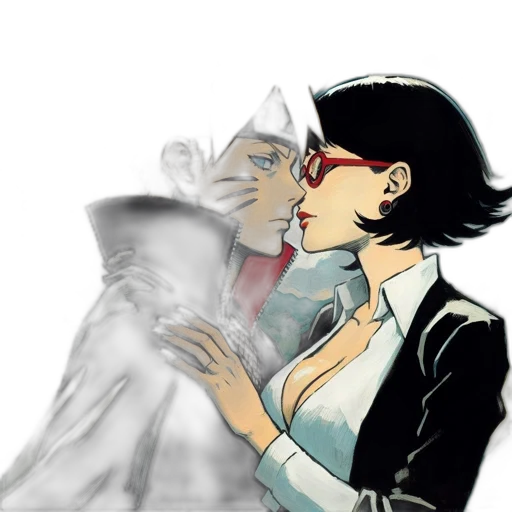 jacket, comic book art, concept art, watercolor transparent PNG cut-out