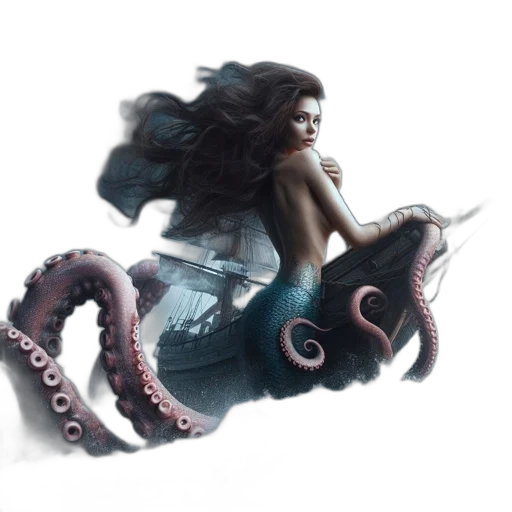 creature, dragon, hair, animal transparent PNG cut-out