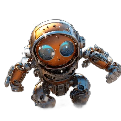 robot, weapon, creature, staff transparent PNG cut-out