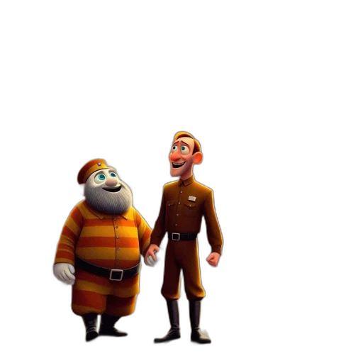 staff, robot, jacket, animal transparent PNG cut-out