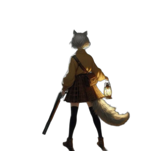 staff, animal, weapon, jacket transparent PNG cut-out