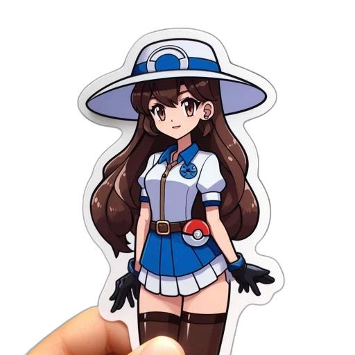 staff, hat, weapon, hair transparent PNG cut-out