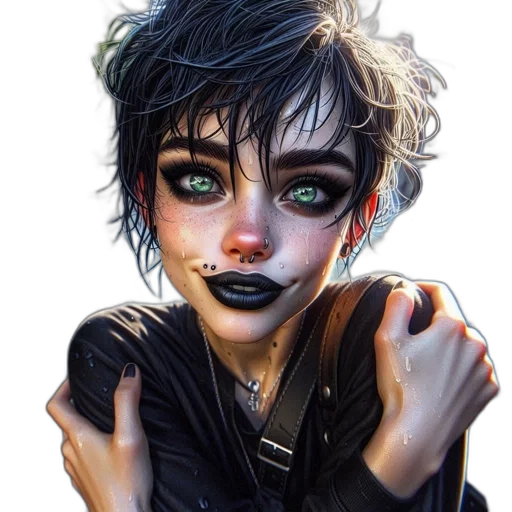 face, creature, mask, jewelry transparent PNG cut-out