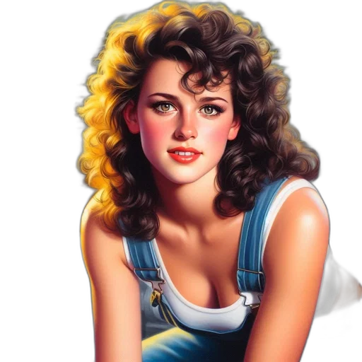 face, photorealistic, oil painting, comic book art transparent PNG cut-out