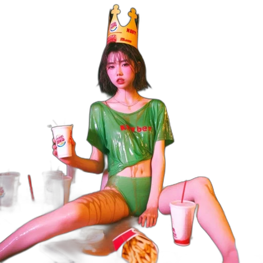 crown, dress, food, concept art transparent PNG cut-out