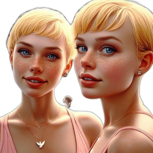 jewelry, face, photorealistic, concept art transparent PNG cut-out