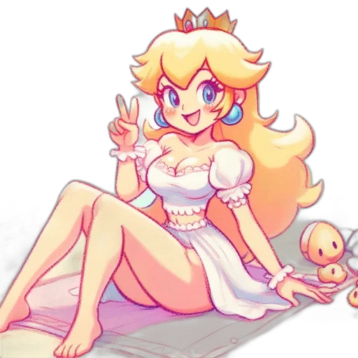 crown, dress, staff, pixel art transparent PNG cut-out