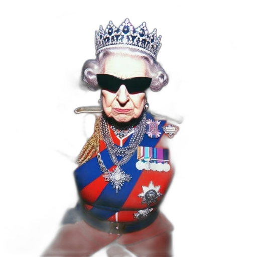 crown, staff, jewelry, 3d render transparent PNG cut-out