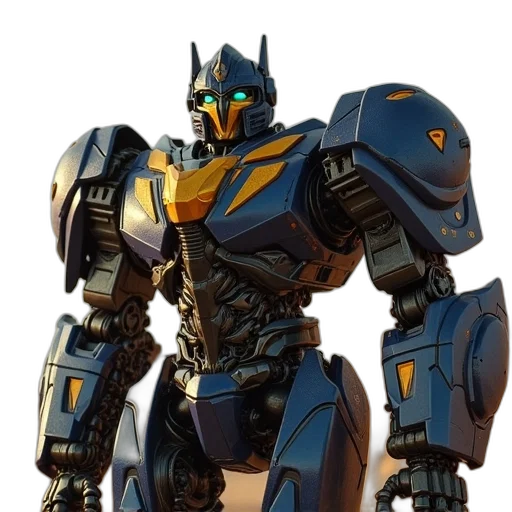 robot, weapon, concept art, 3d render transparent PNG cut-out