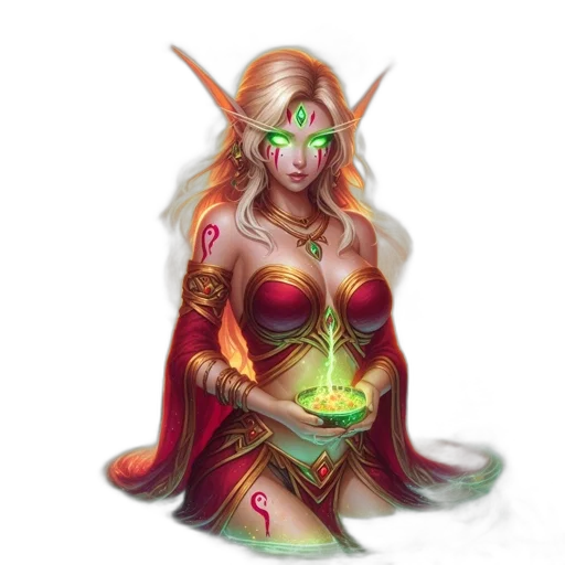 staff, fantasy art, concept art, pixel art transparent PNG cut-out