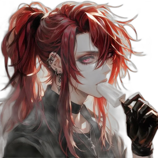 mask, hair, weapon, face transparent PNG cut-out