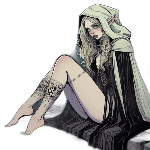 dress, fantasy art, concept art, pixel art transparent PNG cut-out