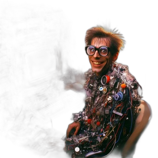 jacket, face, photorealistic, concept art transparent PNG cut-out