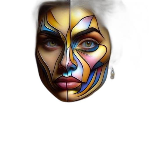 mask, face, jewelry, crown transparent PNG cut-out