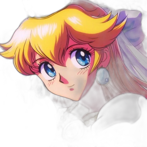 crown, face, anime, watercolor transparent PNG cut-out