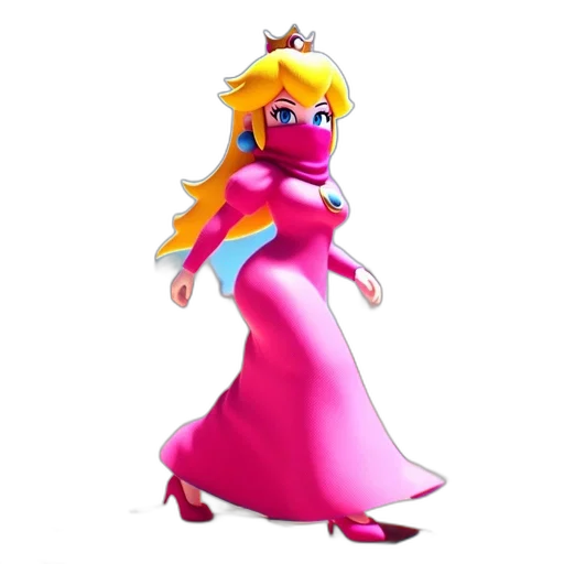 dress, crown, concept art, 3d render transparent PNG cut-out