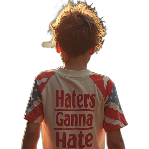hat, jacket, haters, gonna transparent PNG cut-out