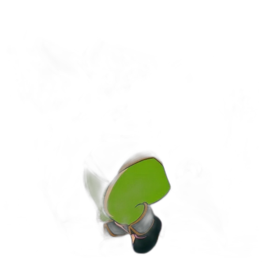 creature, staff, hat, mask transparent PNG cut-out