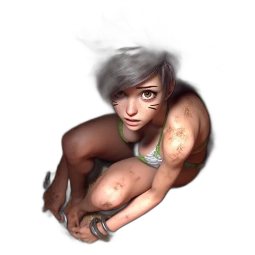 robot, face, creature, weapon transparent PNG cut-out