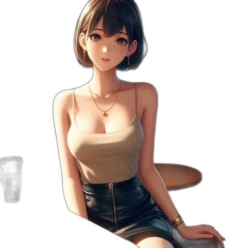 dress, face, robot, jewelry transparent PNG cut-out