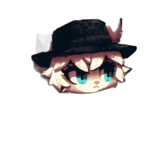 hat, mask, staff, creature transparent PNG cut-out