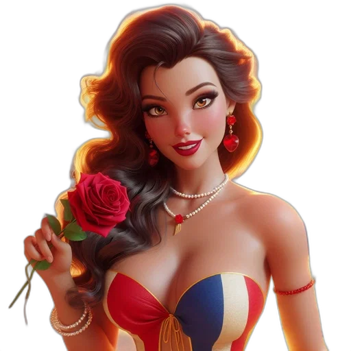 dress, jewelry, crown, flower transparent PNG cut-out