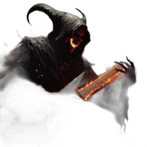 dragon, mask, staff, sword transparent PNG cut-out