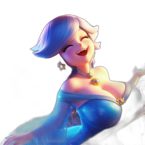 dress, crown, staff, face transparent PNG cut-out