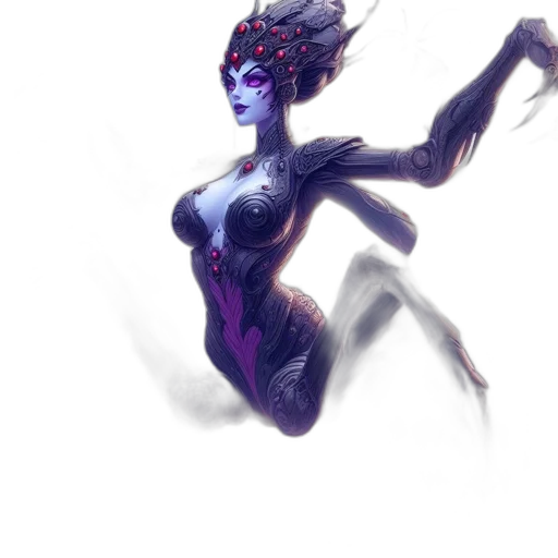 creature, dress, robot, concept art transparent PNG cut-out