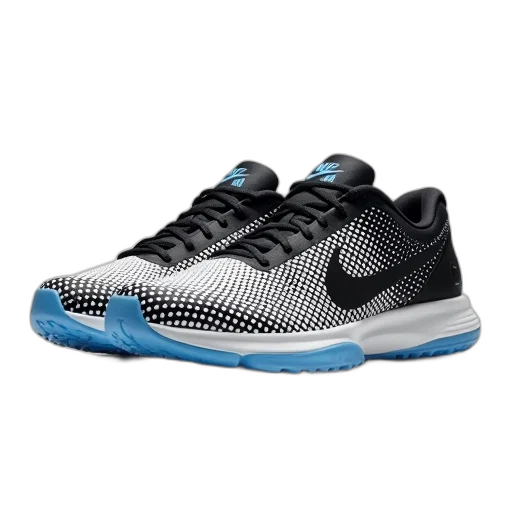 shoes, black, white, sneaker transparent PNG cut-out
